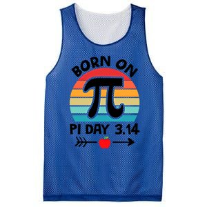 Math Pi Birthday Born On Pi Day Cute Gift Mesh Reversible Basketball Jersey Tank