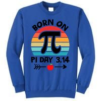 Math Pi Birthday Born On Pi Day Cute Gift Tall Sweatshirt