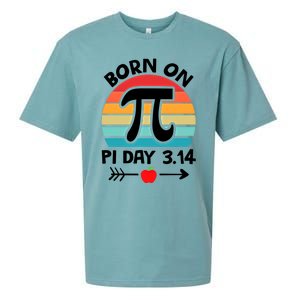 Math Pi Birthday Born On Pi Day Cute Gift Sueded Cloud Jersey T-Shirt