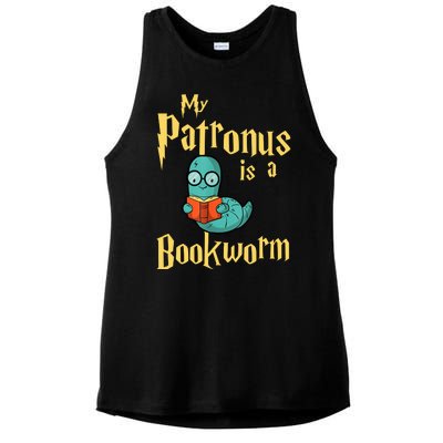 My Patronus Bookworm Ladies PosiCharge Tri-Blend Wicking Tank