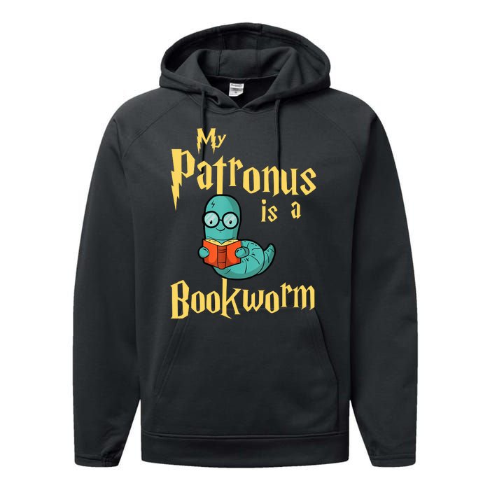 My Patronus Bookworm Performance Fleece Hoodie