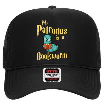 My Patronus Bookworm High Crown Mesh Back Trucker Hat