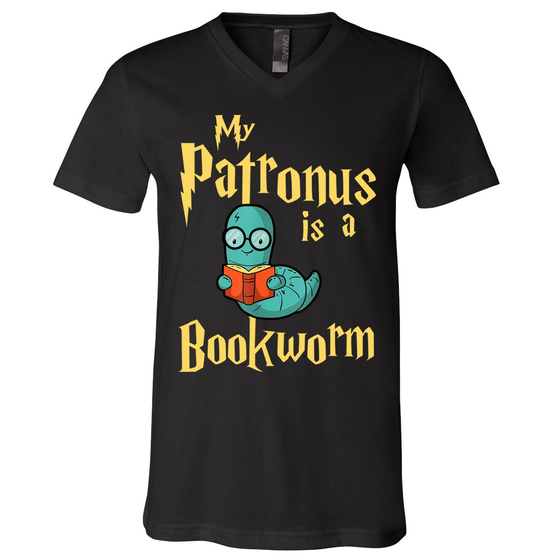 My Patronus Bookworm V-Neck T-Shirt