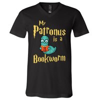 My Patronus Bookworm V-Neck T-Shirt