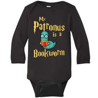 My Patronus Bookworm Baby Long Sleeve Bodysuit