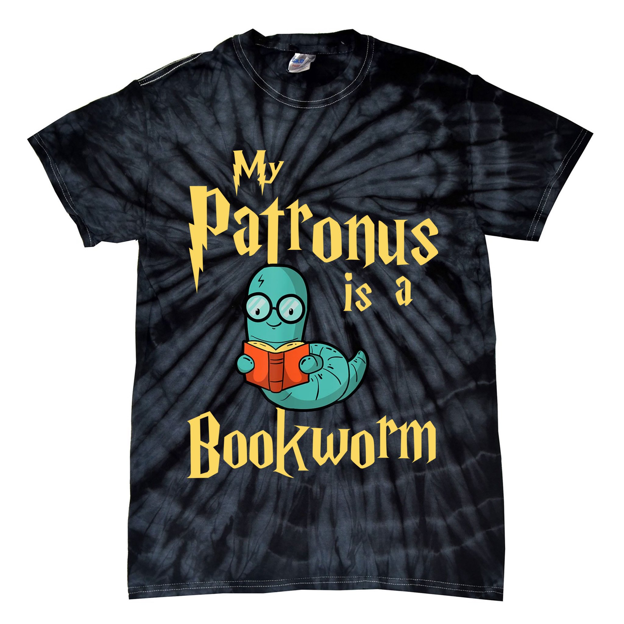 My Patronus Bookworm Tie-Dye T-Shirt