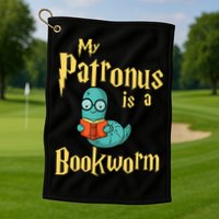 My Patronus Bookworm Golf Towel