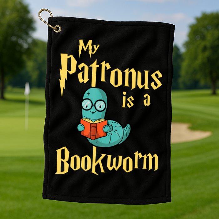 My Patronus Bookworm Golf Towel