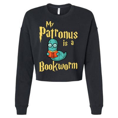 My Patronus Bookworm Cropped Pullover Crew