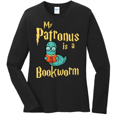 My Patronus Bookworm Ladies Long Sleeve Shirt