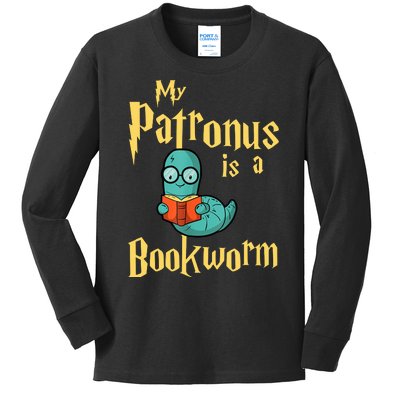 My Patronus Bookworm Kids Long Sleeve Shirt