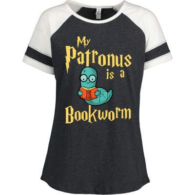 My Patronus Bookworm Enza Ladies Jersey Colorblock Tee