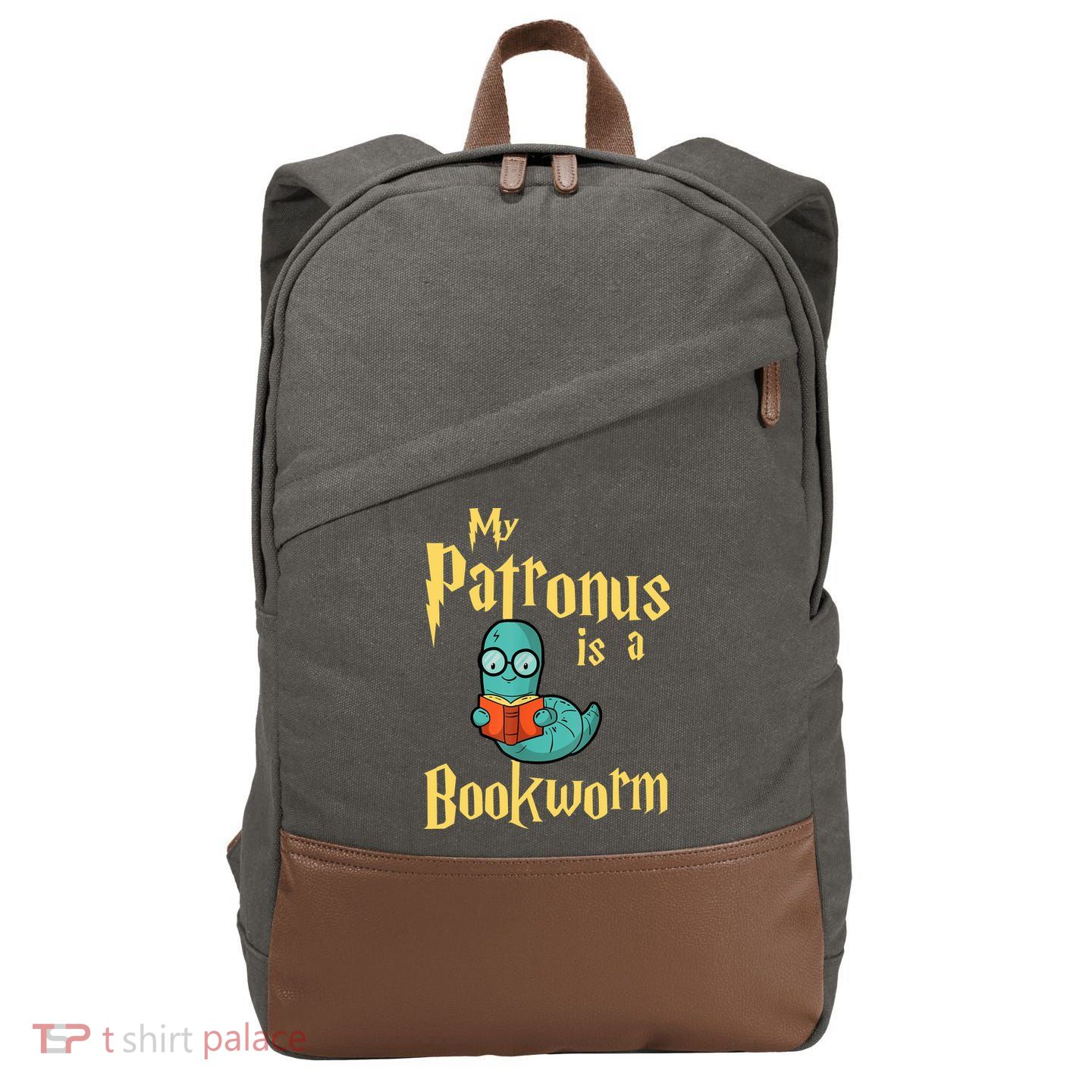 My Patronus Bookworm Cotton Canvas Backpack