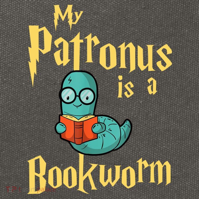 My Patronus Bookworm Cotton Canvas Backpack