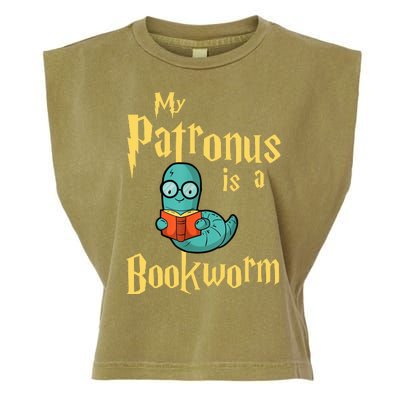 My Patronus Bookworm Garment-Dyed Women's Muscle Tee