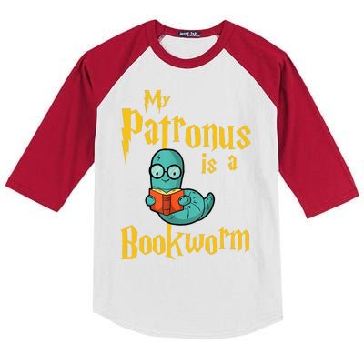 My Patronus Bookworm Kids Colorblock Raglan Jersey