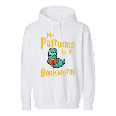 My Patronus Bookworm Garment-Dyed Fleece Hoodie