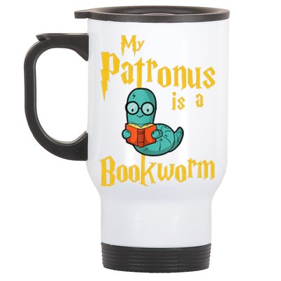 My Patronus Bookworm Stainless Steel Travel Mug