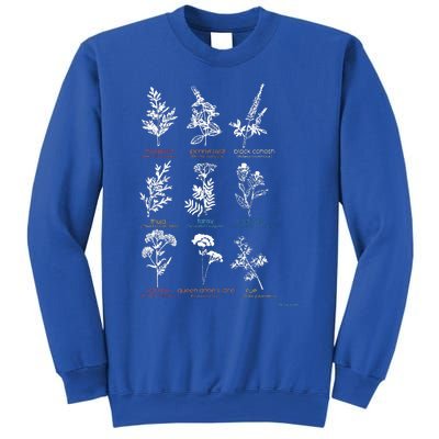 Mugwort Pennyroyal Black Cohosh Herbs Lovers Sweatshirt