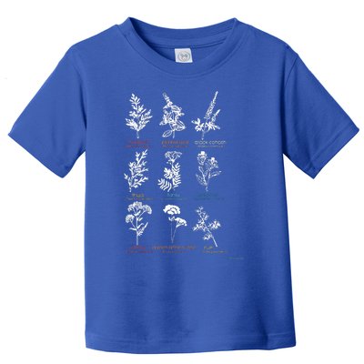 Mugwort Pennyroyal Black Cohosh Herbs Lovers Toddler T-Shirt