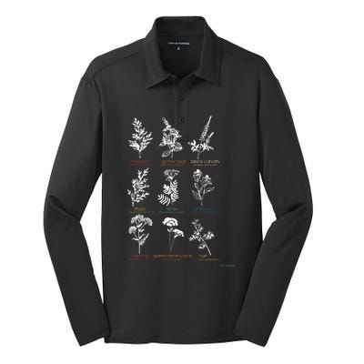 Mugwort Pennyroyal Black Cohosh Herbs Lovers Silk Touch Performance Long Sleeve Polo