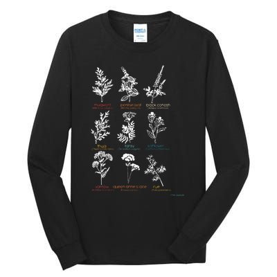 Mugwort Pennyroyal Black Cohosh Herbs Lovers Tall Long Sleeve T-Shirt