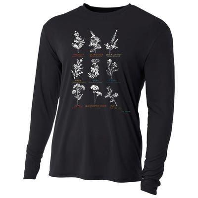 Mugwort Pennyroyal Black Cohosh Herbs Lovers Cooling Performance Long Sleeve Crew