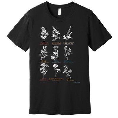 Mugwort Pennyroyal Black Cohosh Herbs Lovers Premium T-Shirt