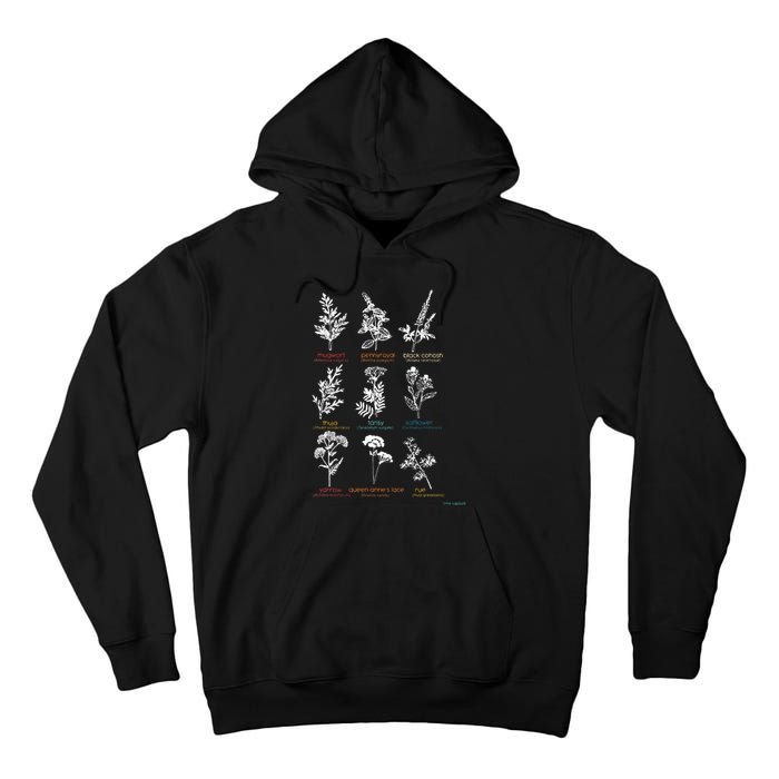 Mugwort Pennyroyal Black Cohosh Herbs Lovers Tall Hoodie