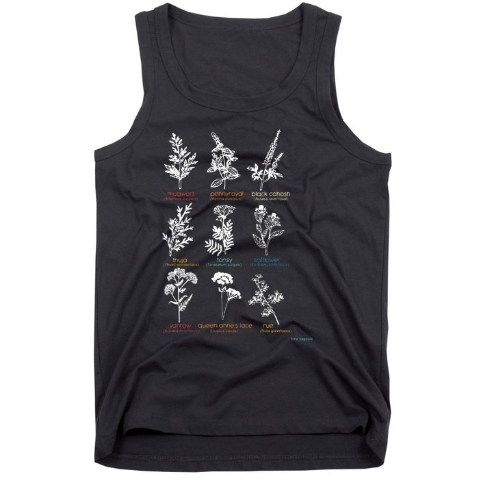 Mugwort Pennyroyal Black Cohosh Herbs Lovers Tank Top