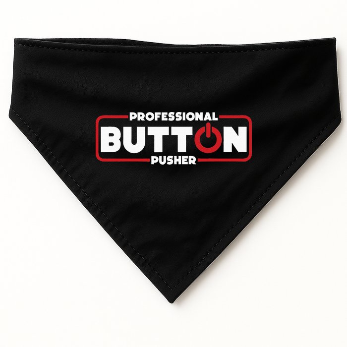Machinist Professional Button Pusher Machinist USA-Made Doggie Bandana