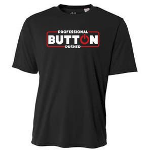 Machinist Professional Button Pusher Machinist Cooling Performance Crew T-Shirt