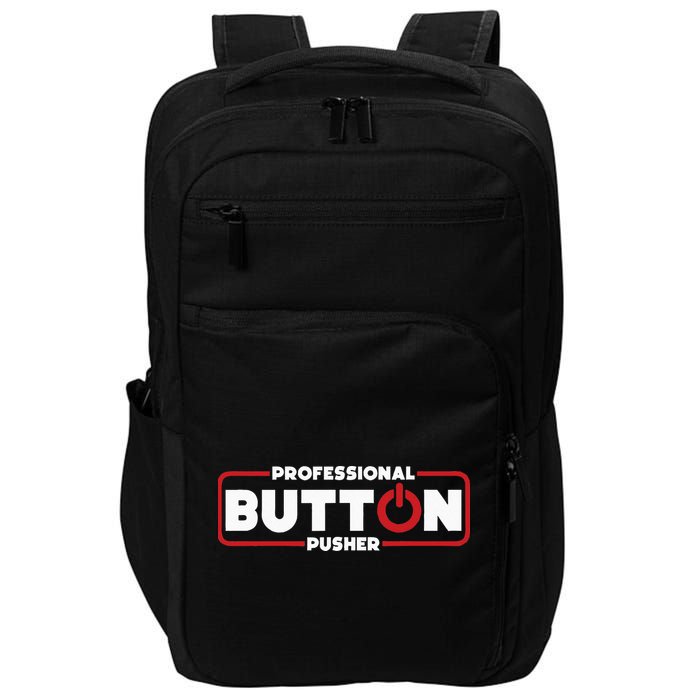 Machinist Professional Button Pusher Machinist Impact Tech Backpack