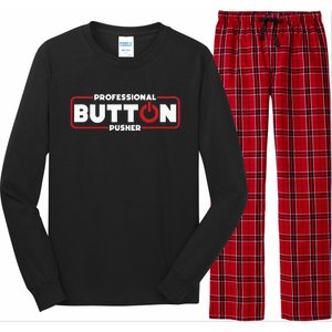 Machinist Professional Button Pusher Machinist Long Sleeve Pajama Set