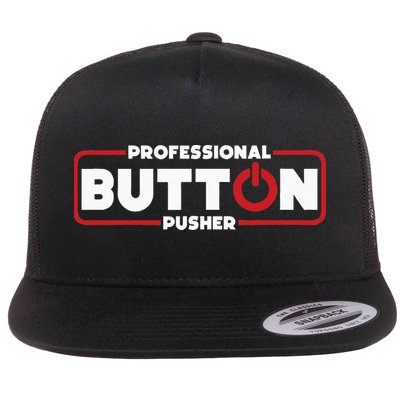 Machinist Professional Button Pusher Machinist Flatbill Hat