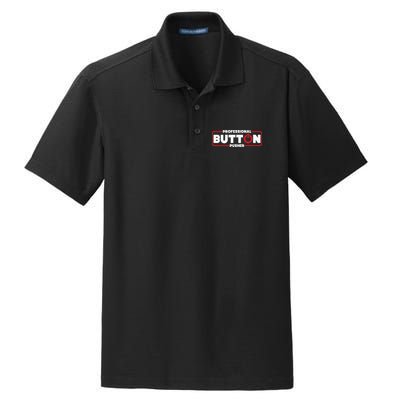 Machinist Professional Button Pusher Machinist Dry Zone Grid Polo