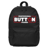 Machinist Professional Button Pusher Machinist 16 in Basic Backpack