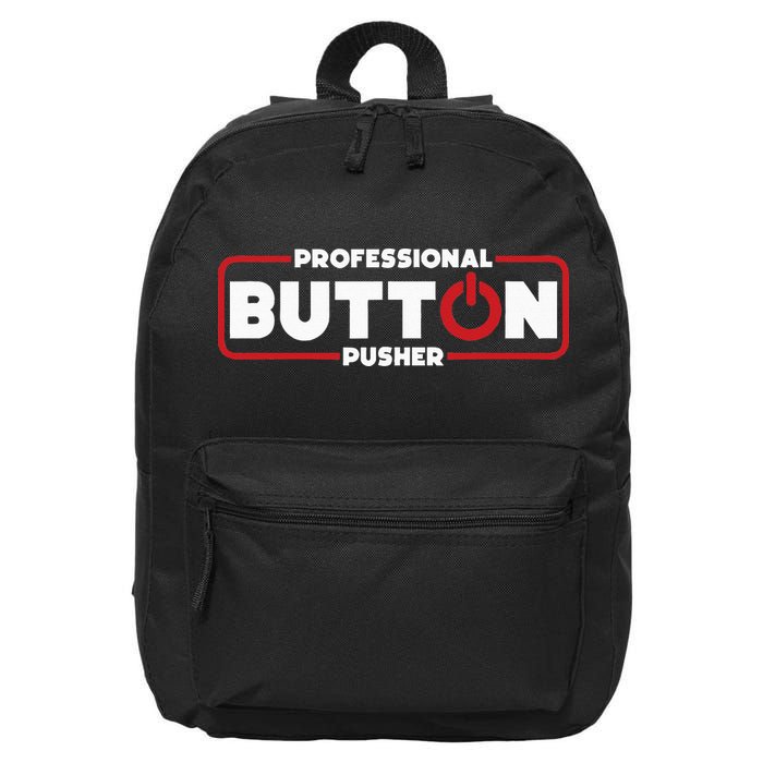 Machinist Professional Button Pusher Machinist 16 in Basic Backpack