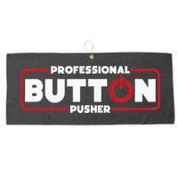 Machinist Professional Button Pusher Machinist Large Microfiber Waffle Golf Towel