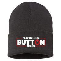 Machinist Professional Button Pusher Machinist Sustainable Knit Beanie