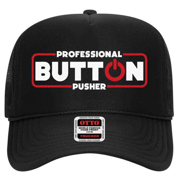 Machinist Professional Button Pusher Machinist Trucker Hat