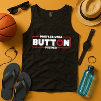 Machinist Professional Button Pusher Machinist Tank Top