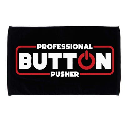 Machinist Professional Button Pusher Machinist Microfiber Hand Towel