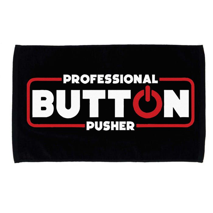 Machinist Professional Button Pusher Machinist Microfiber Hand Towel