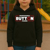 Machinist Professional Button Pusher Machinist Kids Hoodie