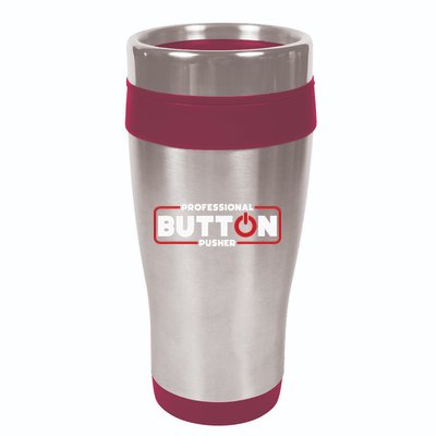 Machinist Professional Button Pusher Machinist 16oz Travel Tumbler