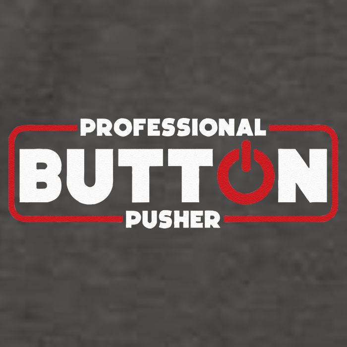 Machinist Professional Button Pusher Machinist Vector Backpack