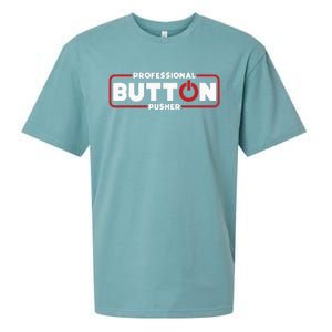 Machinist Professional Button Pusher Machinist Sueded Cloud Jersey T-Shirt