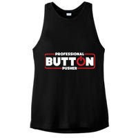 Machinist Professional Button Pusher, Machinist Ladies PosiCharge Tri-Blend Wicking Tank