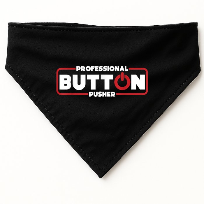 Machinist Professional Button Pusher, Machinist USA-Made Doggie Bandana